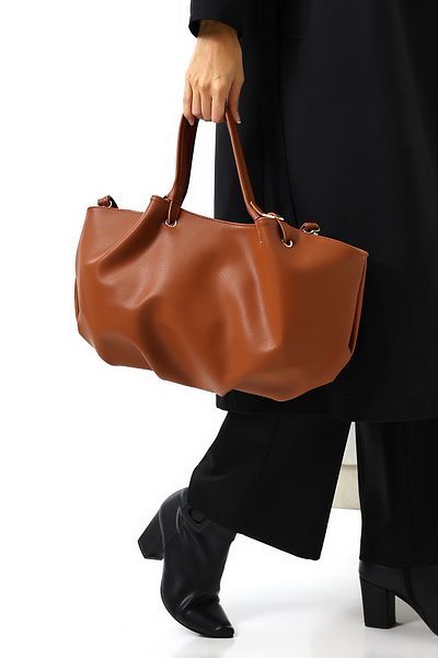 Moda azza Geantă de umăr casual pentru femei, cu curea cu curea texturată din piele moale