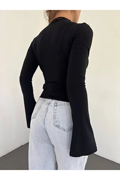 fablair Μαζεμένη ισπανική μπλούζα με μανίκια