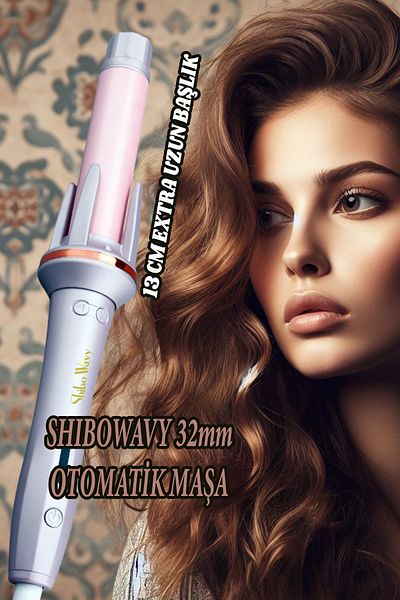 Shibowavy Automatic Curling Iron - Thick Water Wave 32mm Extra Long Head