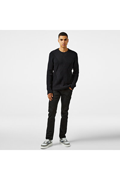 Nautica Erkek Siyah Regular Fit Kazak