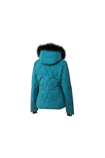 Phenix Women's Ski Jacket Rose Fur Turquoise Women's Ski Jacket Es782Ot56R