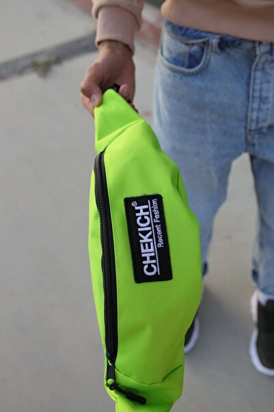 Chekich Зелена лляна чоловіча сумка через плече