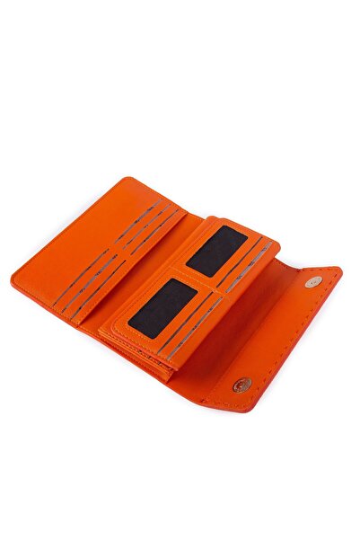 Nas Bag Women's Orange Wallet (Width:19 X Length:9)