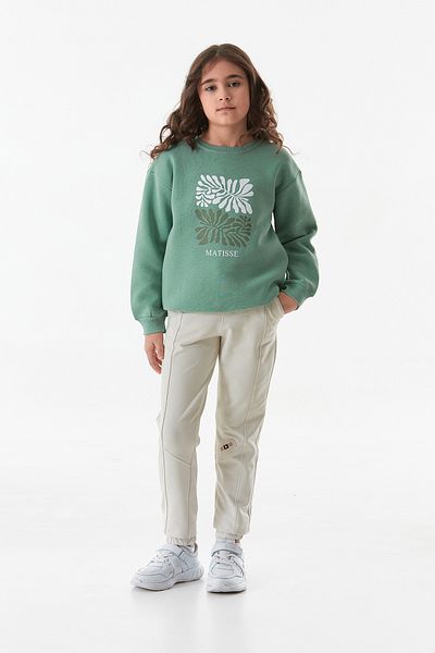 Fulla Moda Pantaloni de sport pentru fete cu talie elastică