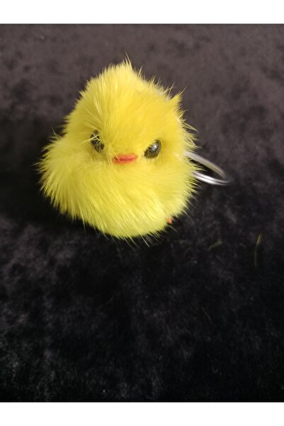 Genel Markalar SARI SEVGİLİ CİVCİV PELUŞ ANAHTARLIK ÇANTA AKSESUARI SÜS HEDİY...