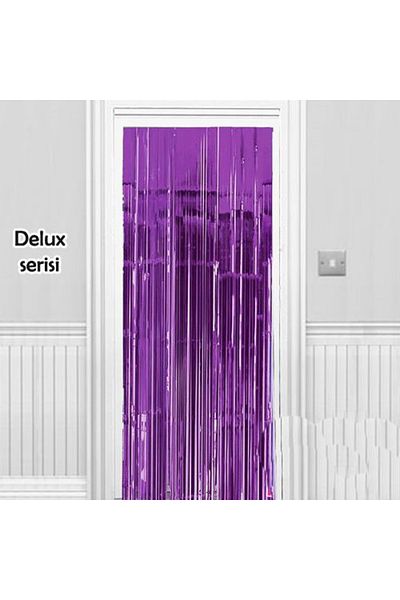 shop Glittering Wall and Door Curtain Purple Color