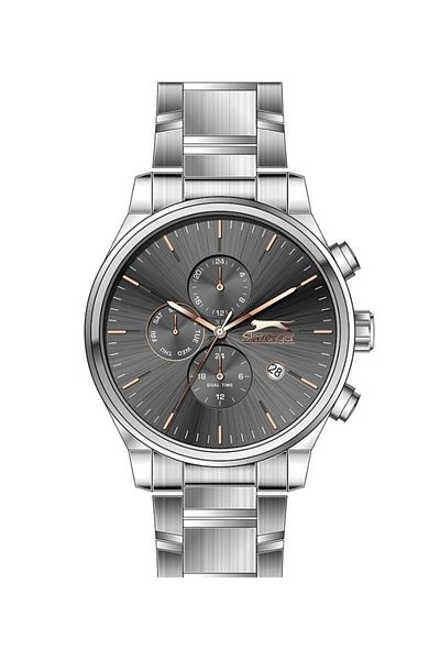 Slazenger Sl.09.2400.2.07 - 10 Atm Water Resistant with Steel Cord Metallic Color Function Center Shoes