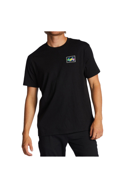 BİLLABONG Crayon Wave Ss Men's Black T-Shirt Men T-Shirt Abyzt01697