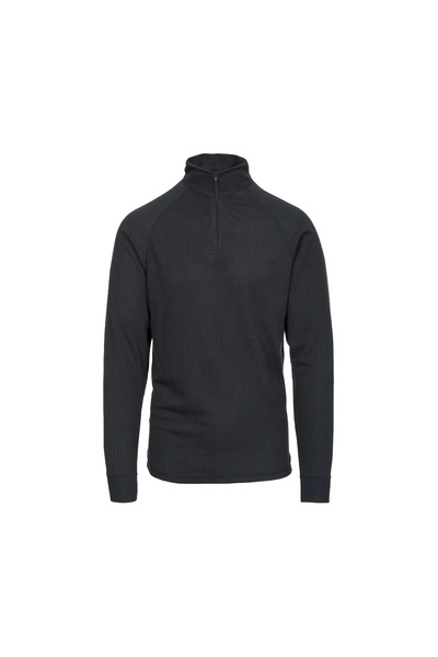 Trespass Wise360 - Top pentru adulți, cu jumătate de fermoar, unisex, negru