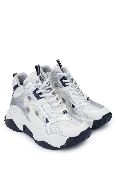 Tamer Tanca Women's Vegan White/Navy Blue Sneakers & Sports Boots