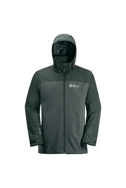 Jack Wolfskin Jack Wolfskin Taubenberg 3in1 Men's Green Outdoor Jacket Men's Outdoor Jacket