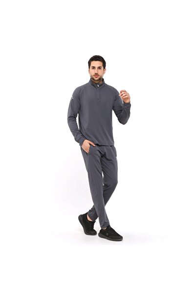 raru Чоловічий спортивний костюм з напівзастібкою
