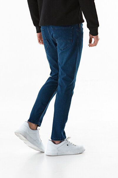 Fulla Moda Ίσιο τζιν παντελόνι με φερμουάρ