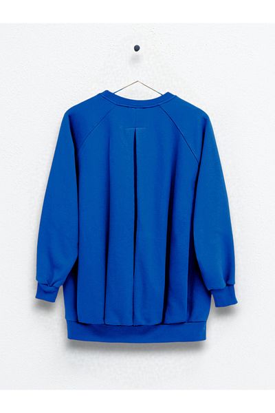 Modamorfo Sweatshirt mit Rundhalsausschnitt und drei Fäden