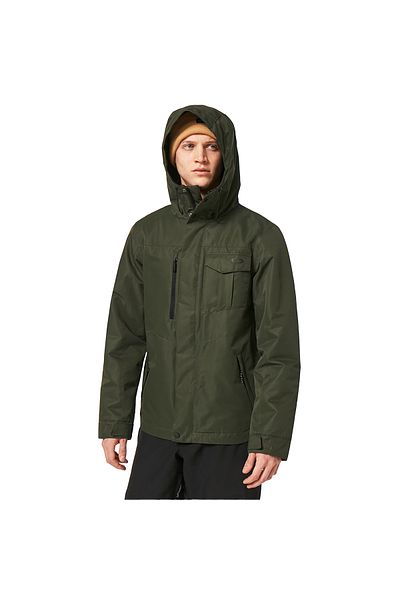 Oakley Men's Snowboard Coat Core Divisional Rc Insulated Khaki Men's Snowboard Jacket