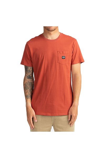 BİLLABONG Billabong Billabong Stacked Men's Red T-Shirt Men's T-Shirt U1Ss98