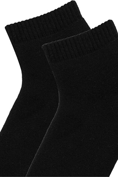Bross Дамски комплект от 3 черни чорапи тип „ботуши“