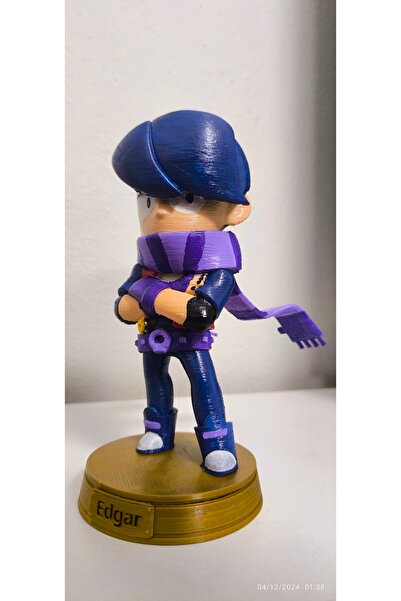 Giftbox3d EDGAR KARAKTER FİGÜRÜ 20CM BRAWL STARS