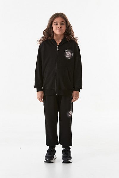 Fulla Moda Κείμενο εμπριμέ Jogger Girl's αθλητική φόρμα