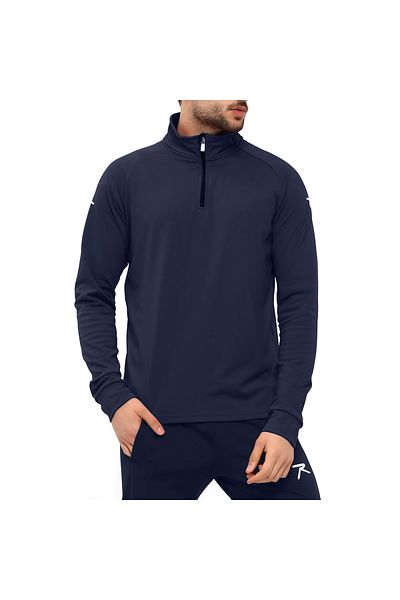 raru Tracksuit - Half Zipper, Navy Blue Model