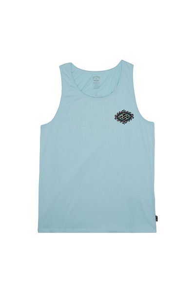 BİLLABONG قمصان Billabong Billabong Crayon Wave للرجال قميص بدون أكمام أزرق للرجال Abyzt02293