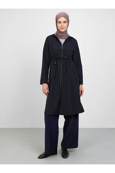 Miss Cazibe Καμπαρντίνα Miss Charm Navy Blue