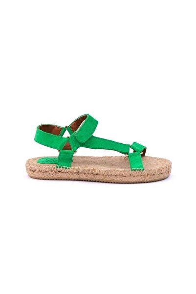 Su Espadril Yula Yeşil Kadın Espadril Sandalet
