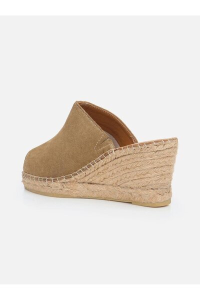 Su Espadril Suzy Muskat Kadın Dolgu Topuklu Espadril Terlik