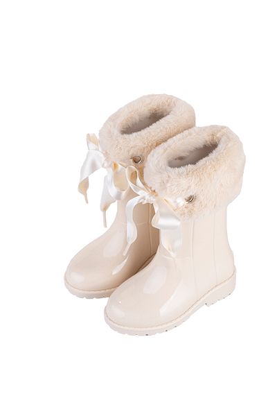 IGOR Campera Charol Soft Girl's Mother of Pearl λουστρίνι μπότες βροχής