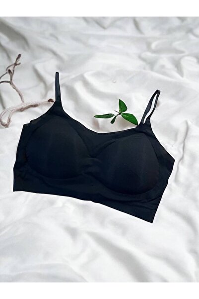 Edam İç Giyim Sabit Pedli Ayarlanabilir İp Askılı Yok Gibi Büstiyer Yarım Atlet