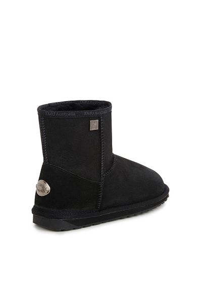 EMU Australia Platinum Stinger Slim Mini Kdn Black Boots - Wp20003-98