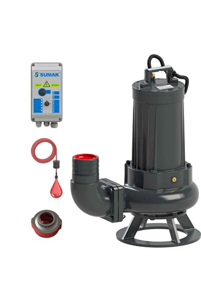 Sumak SDTK 150/4 Foseptik Dalgıç Pompa 11 KW - 15 HP (380v) TRİFAZE (PANOLU, ...