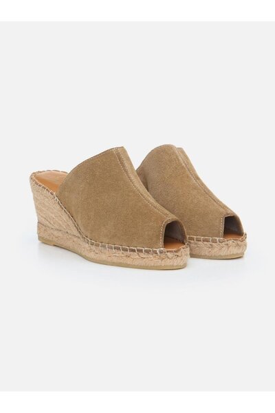 Su Espadril Suzy Muskat Kadın Dolgu Topuklu Espadril Terlik