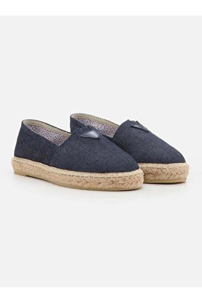 Su Espadril Alaina Lacivert Kadın Düz Espadril