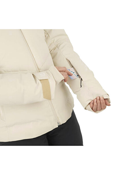 Salomon Alpenflow down Women's Ski Jacket Turtledove Lc2331900