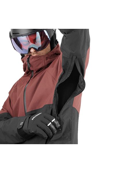 Salomon Transfer Anorak Men's Ski Jacket - Black