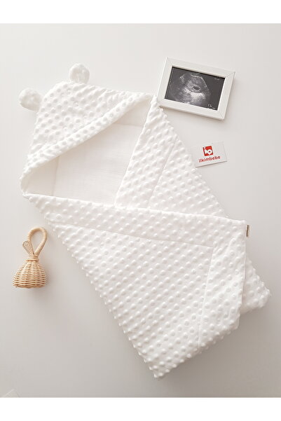 ilkimbebe 90X90 Model Chickpea Baby Swaddle Blanket