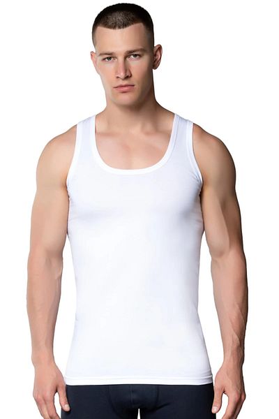 Pijamarket 3 Pack Classic Combed Cotton Men's Undershirt
