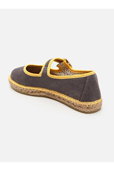 Su Espadril Owenn Gri Kadın Düz Espadril