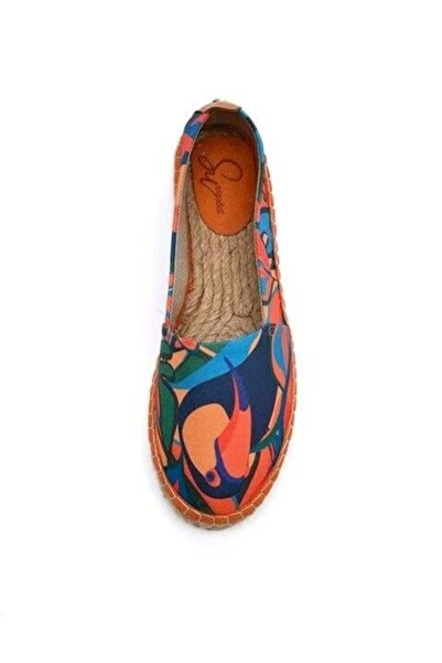 Su Espadril Artsy Yeşil Kadın Düz Espadril