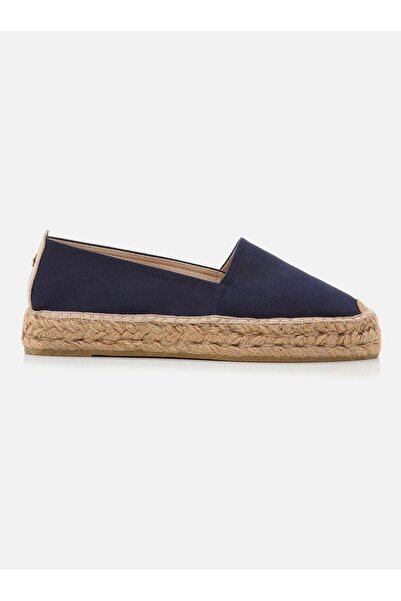Su Espadril Nathalie Lacivert Kadın Düz Espadril