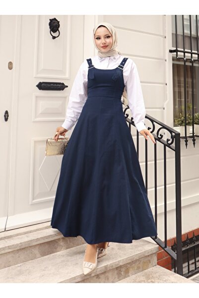 VAV Sülfür Gabardin Jile -mavi -