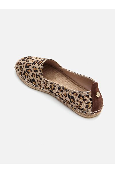 Su Espadril Tenny Leopar Kadın Düz Espadril
