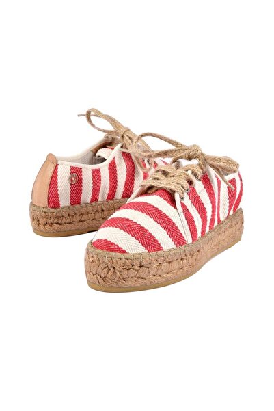 Su Espadril Grace Kırmızı Kadın Düz Espadril