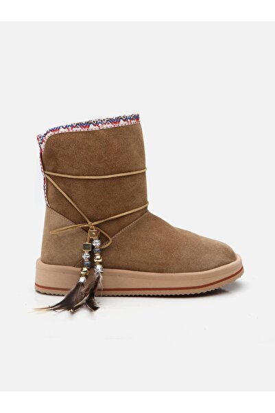 Su Espadril Ryle Vizon Kadın Gerçek Süet Bot