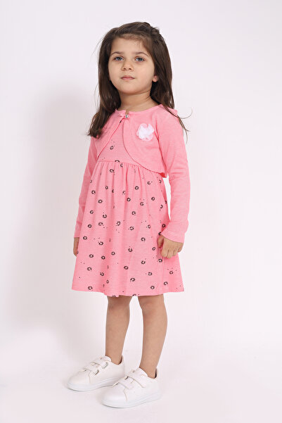Toontoy Φόρεμα για κορίτσια με λεπτομέρεια λουλουδιών στο στήθος