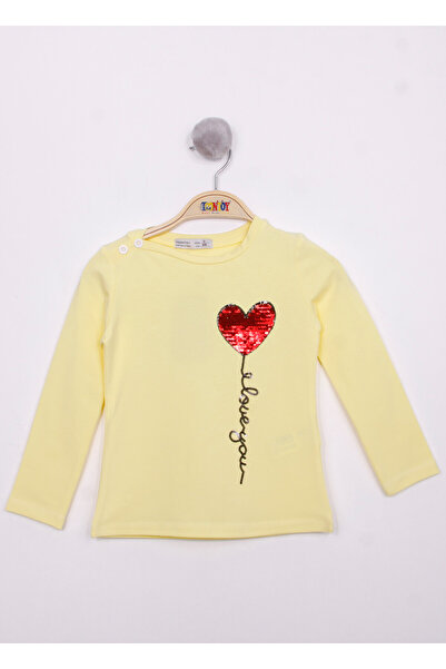 Toontoy Κέντημα μπλουζάκι για κορίτσια με παγιέτες