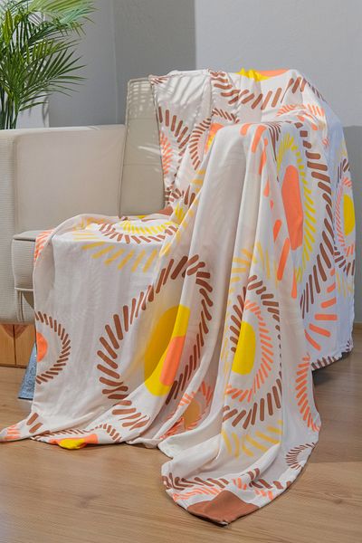 Caymoon Printed Fleece Single Blanket 130X170 (in Home, Picnic, Car)