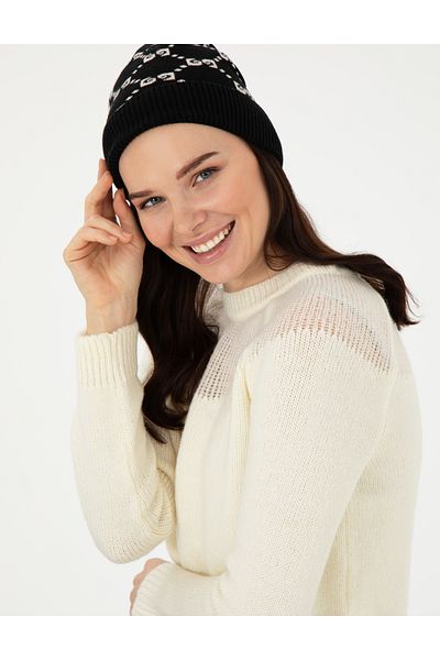 Pierre Cardin Black Beret 50301044 -Vr046