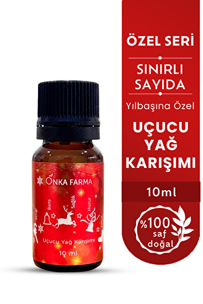 OnkaFarma Yeni Yıl Yılbaşı Özel Kokusu 10 ml - Uçucu Yağ Karışımı - ÖZEL SERİ / SINIRLI SAYIDA